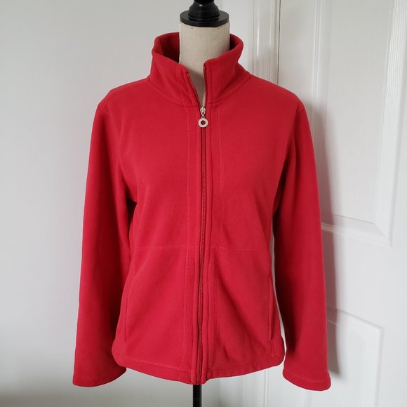 Telluride Clothing Co. Red Full Zip Fleece Jacket - Picture 1 of 6